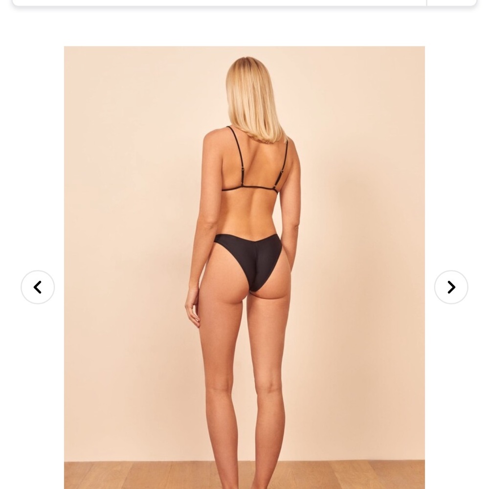 Reformation Matador Bikini Bottom - Black XL